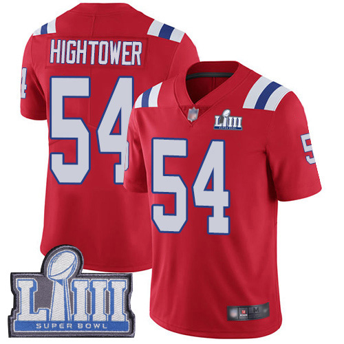 New England Patriots Football #54 Super Bowl Limited Red Men Dont a Hightower Alternate NFL Jersey->youth nfl jersey->Youth Jersey